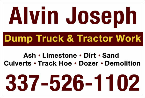 Alvin Joseph Trucking Logo